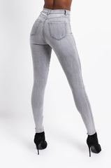 FLEX-FIT HIGH WAISTED SUPER STRETCHY SKINNY JEANS