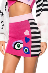 EYE LOVE MILANO SWEATER MINI SKIRT