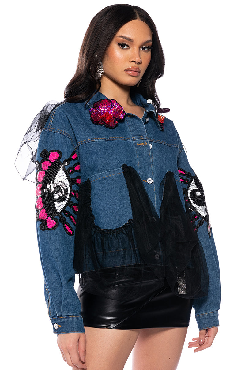EYE LOVE YOU CRAFTY DENIM