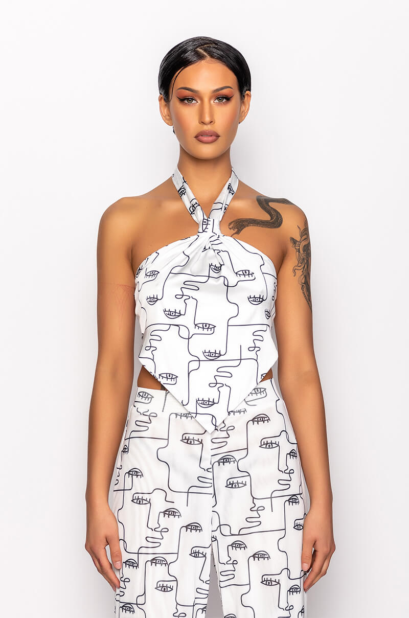 EYE OF THE BEHOLDER HALTERNECK TANK