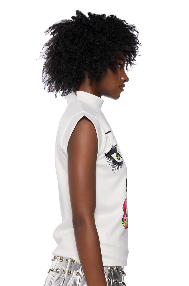 FACE THE FACTS GRAPHIC TEE