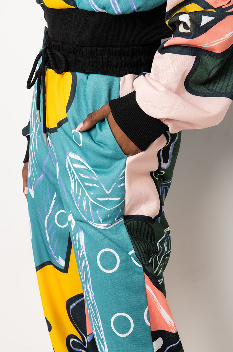 FACE TO FACE PRINTED JOGGERS