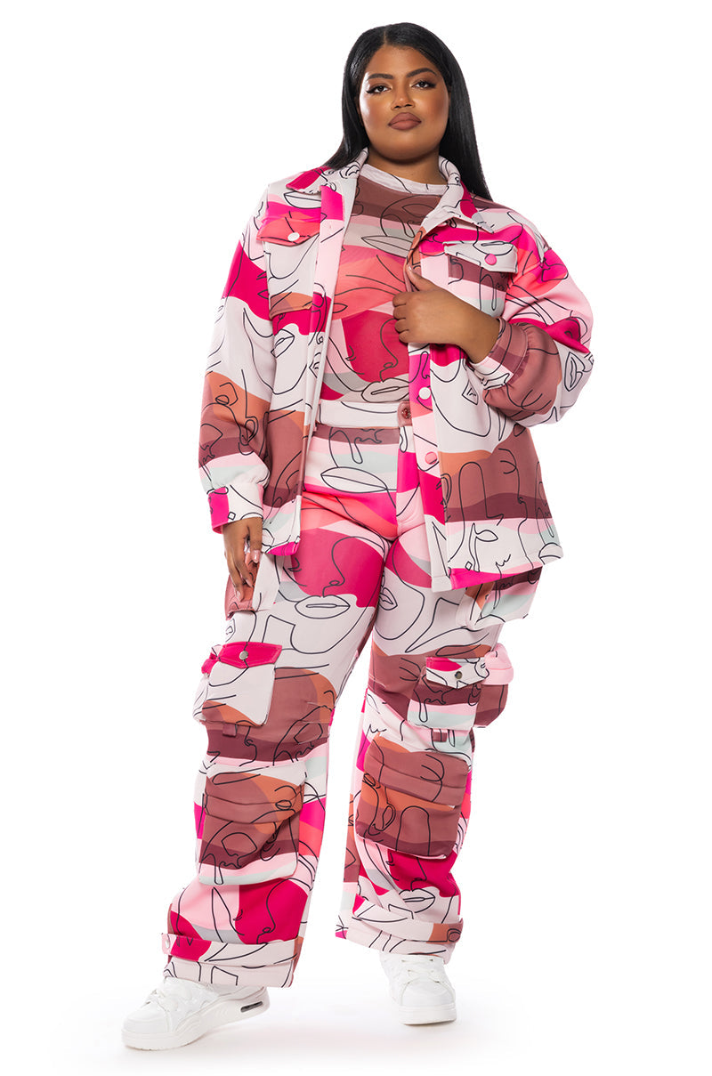 FACES SCUBA PRINTED CARGO JOGGER