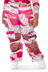 FACES SCUBA PRINTED CARGO JOGGER