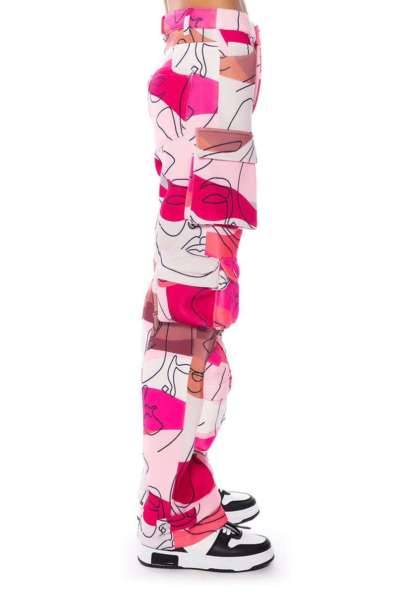 FACES SCUBA PRINTED CARGO JOGGER