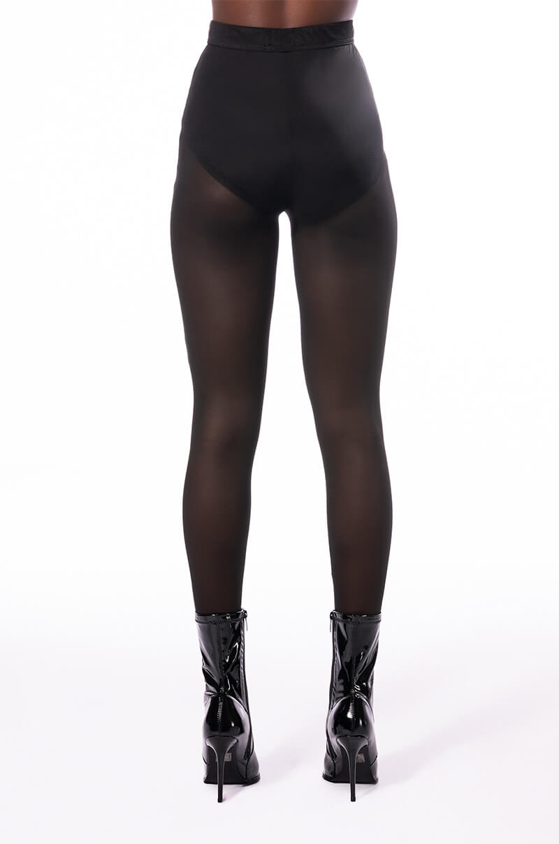 FAKE IT TIL YOU MAKE IT MESH LEGING