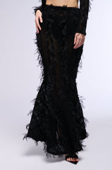 FALLING TO PIECES STRETCH MAXI SKIRT