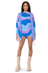 FAR OUT TIE CARDIGAN