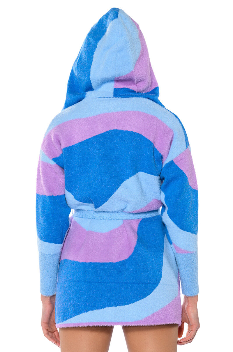 FAR OUT TIE CARDIGAN