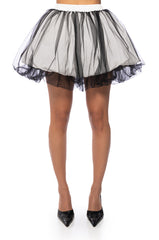 FEELIN CHIC TULLE LINED SKIRT