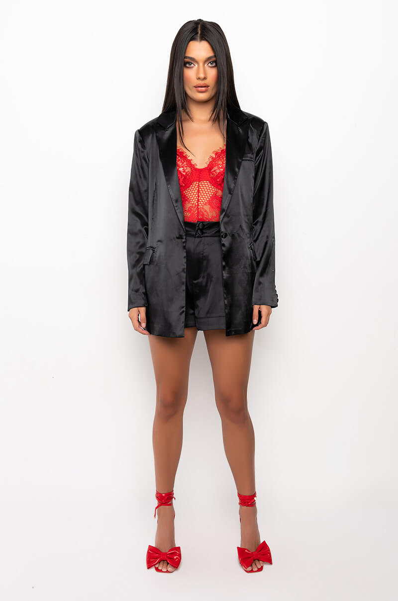 FEELING CHEEKY SATIN SHORTS