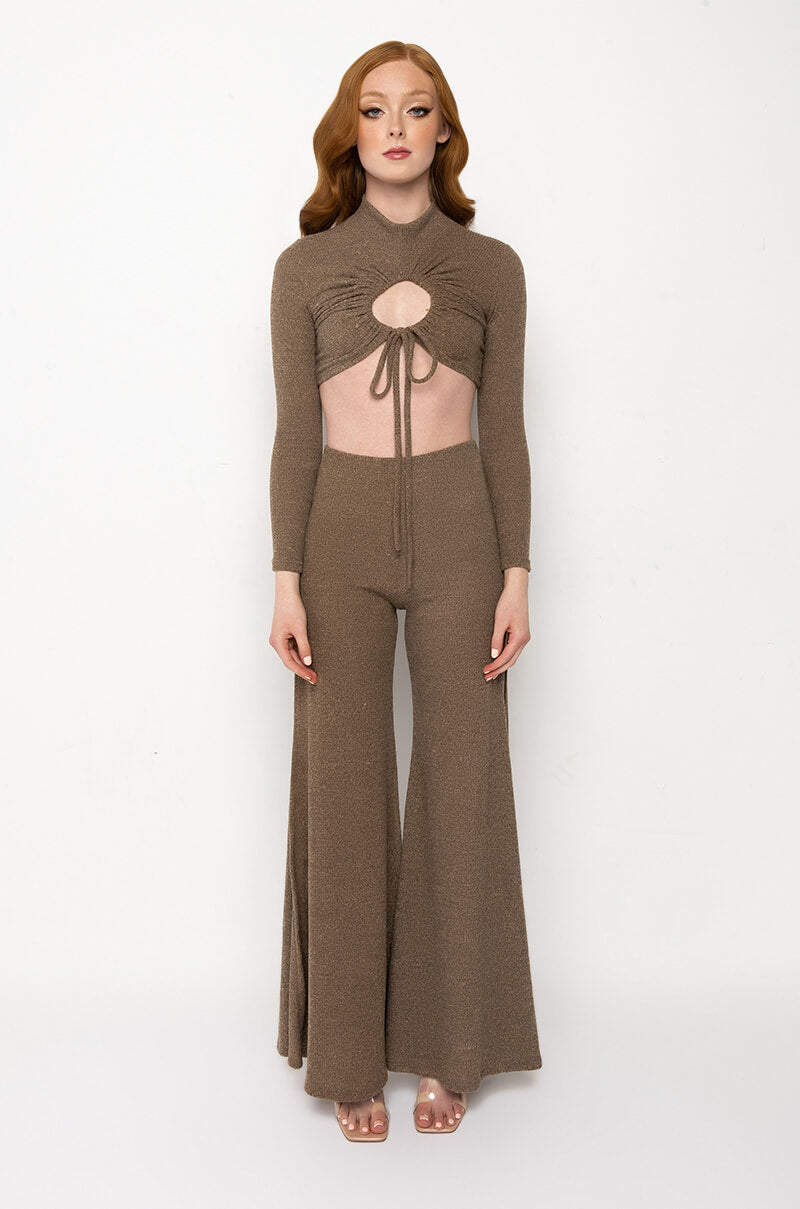 FEELING RIGHT MOCK NECK SWEATER TOP