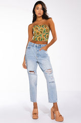 FIELD OF DREAMS BROCADE BUSTIER