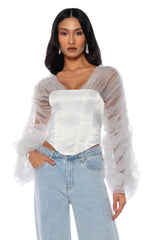 FIERY AND FIERCE LONG SLEEVE TOP