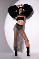 FINESS RHINESTONE SKIRT
