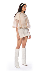 FIT FOR A QUEEN MESH CAPE