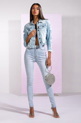 EXTREME STRETCH SKINNY JEANS BUTTERFLY