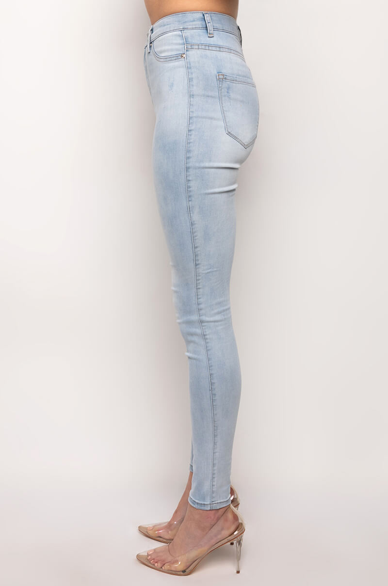 FLEX-FIT HIGH WAISTED SUPER STRETCHY SKINNY JEANS