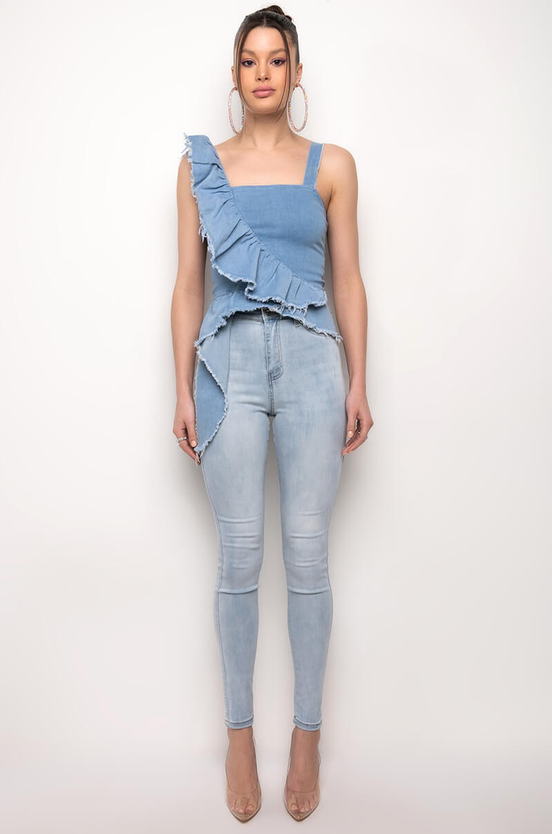 FLEX-FIT HIGH WAISTED SUPER STRETCHY SKINNY JEANS