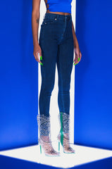 FLEX-FIT HIGH WAISTED SUPER STRETCHY SKINNY JEANS