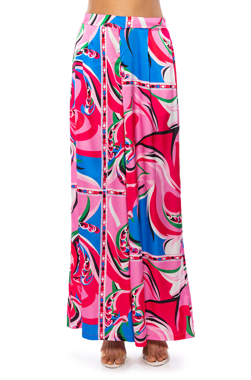 FLORENCE SATIN PRINTED PALAZZO PANT