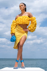 FLY GAL WRAP MINI SKIRT