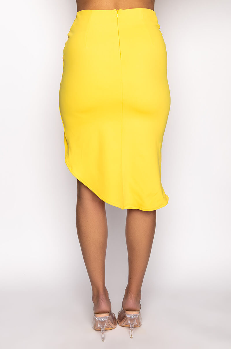 FLY GAL WRAP MINI SKIRT