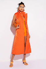 FOR THE AGES QUILTED SLEEVELESS TRENCH