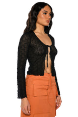 FREE LOVE TIE FRONT TOP