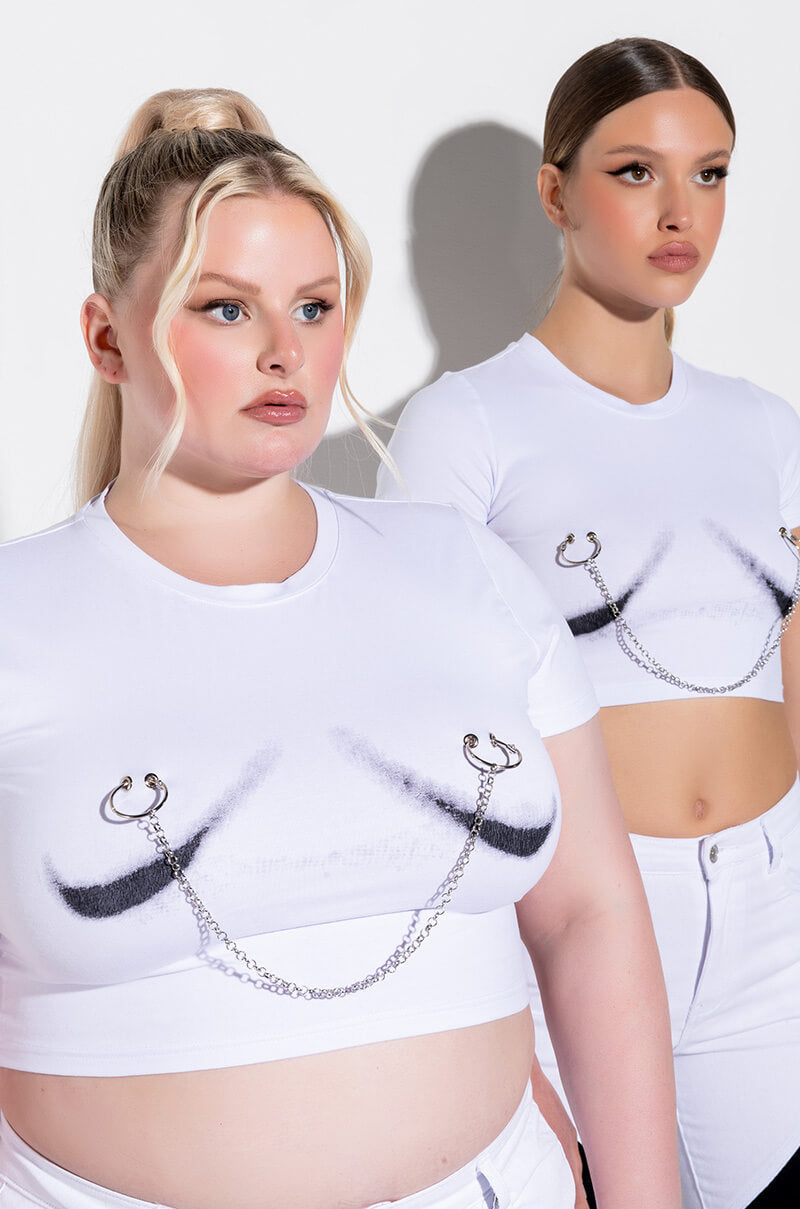 FREE THE NIP PIERCED TSHIRT