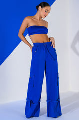 FRENCHY WIDE LEG CARGO PANT