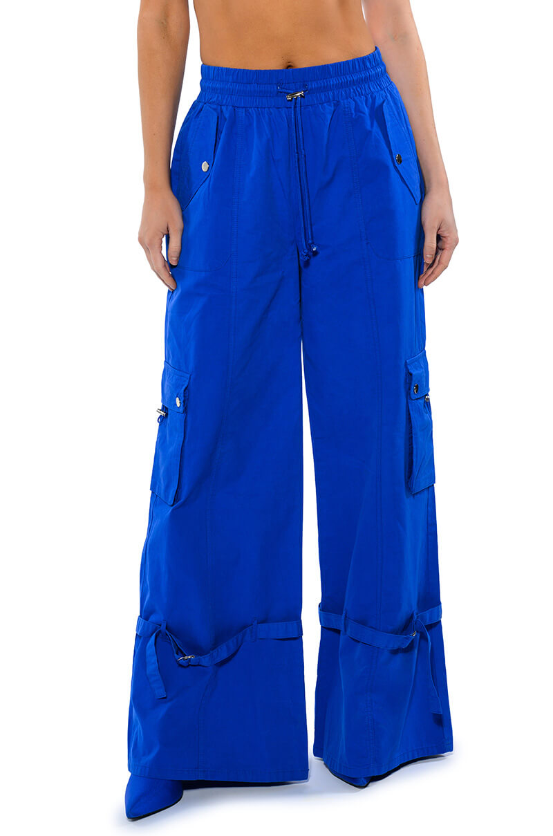 FRENCHY WIDE LEG CARGO PANT