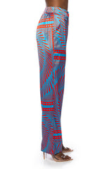 FREYA SATIN PRINTED JOGGER