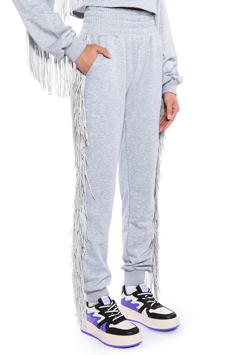 FRINGE ALL THE WAY JOGGER