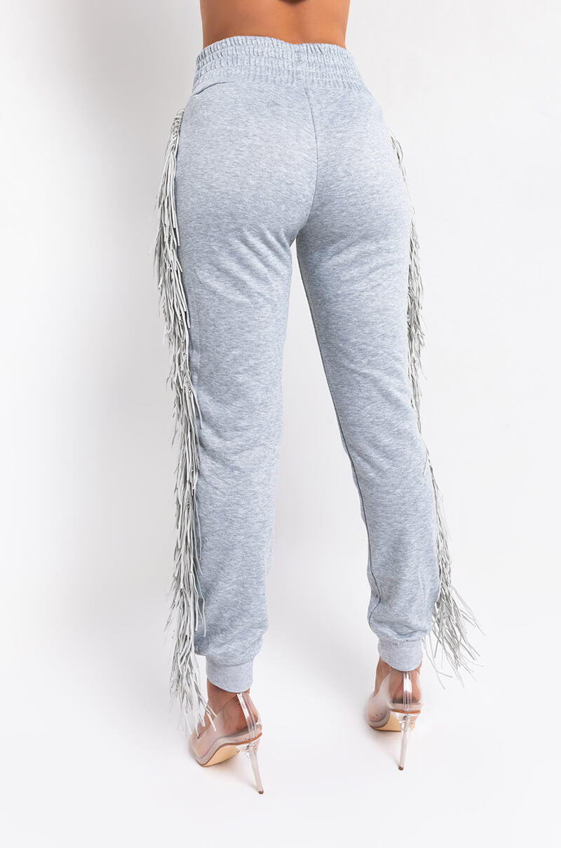 FRINGE ALL THE WAY JOGGER