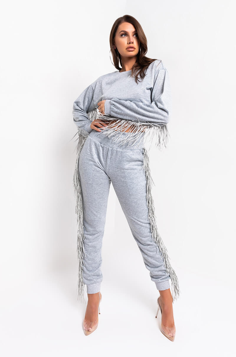 FRINGE ALL THE WAY JOGGER