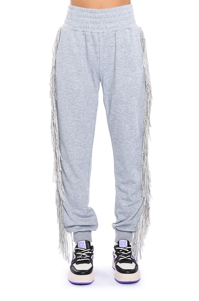 FRINGE ALL THE WAY JOGGER