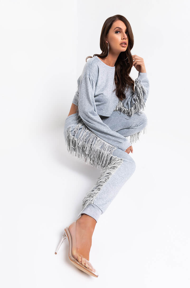 FRINGE ALL THE WAY SWEATSHIRT