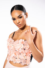 FULL BLOOM FLORAL CROP TOP