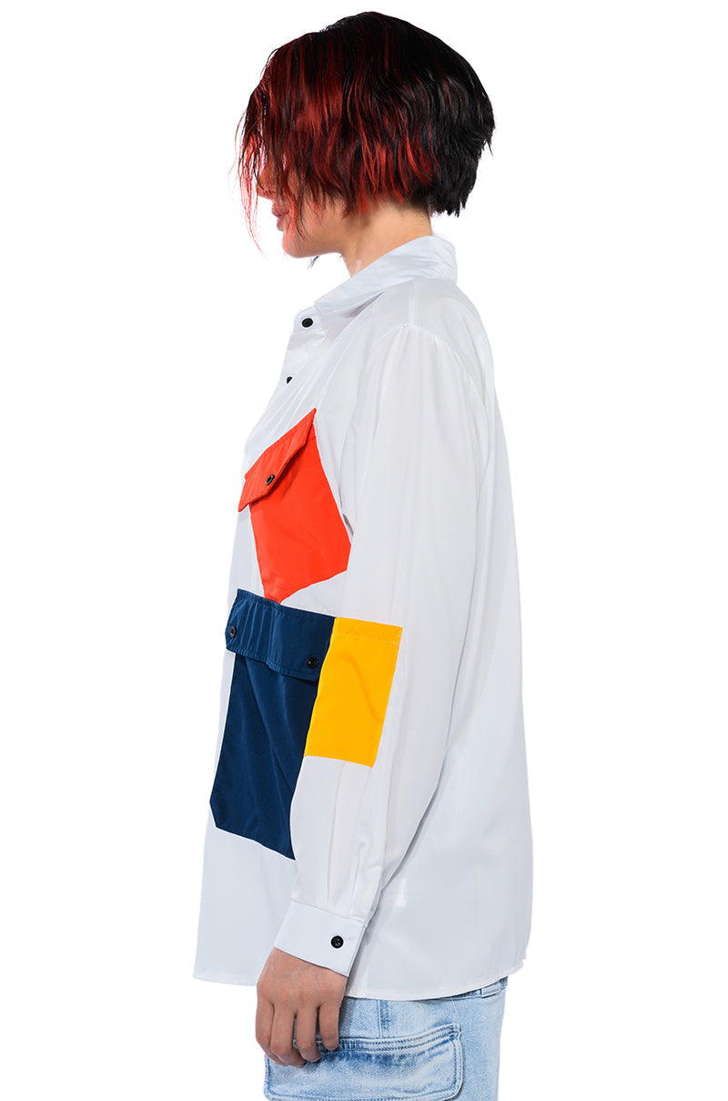 FUNKY FIERCE POCKET BUTTONDOWN