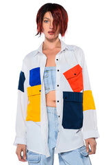 FUNKY FIERCE POCKET BUTTONDOWN