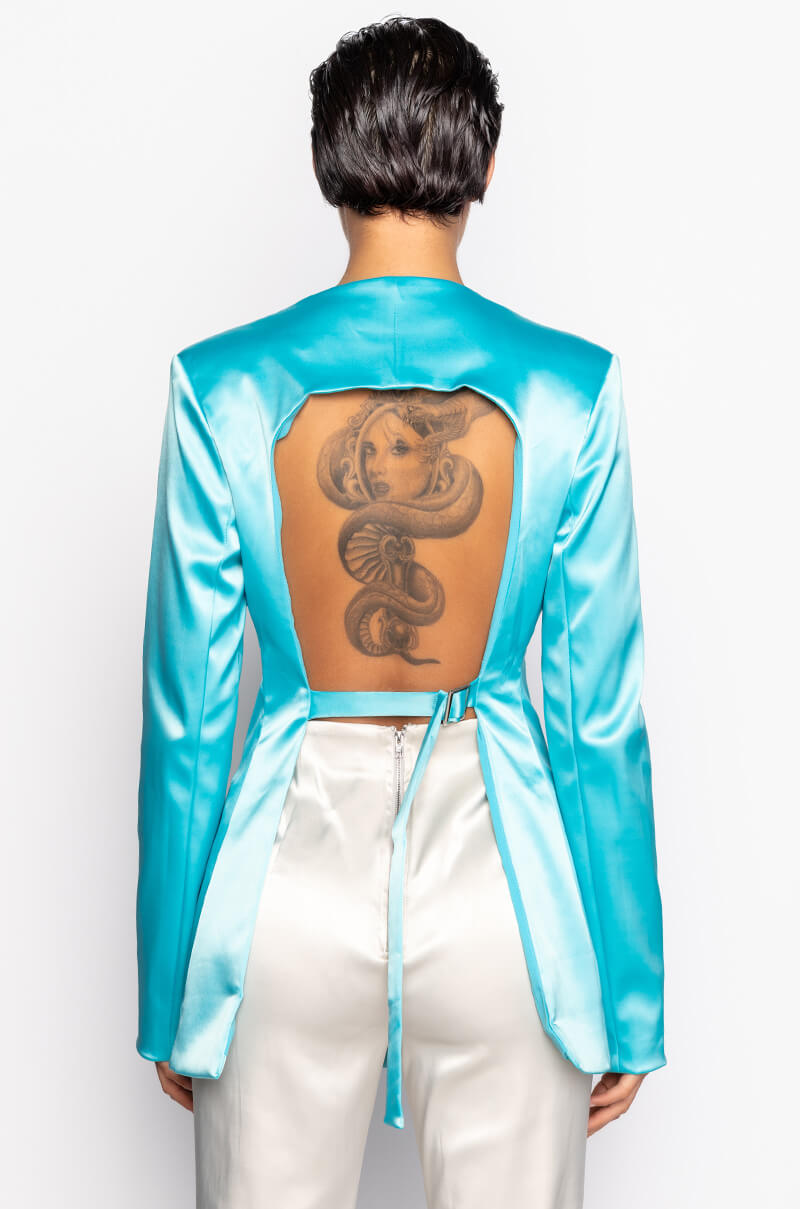 KEYGAN CUT OUT FITTED BLAZER