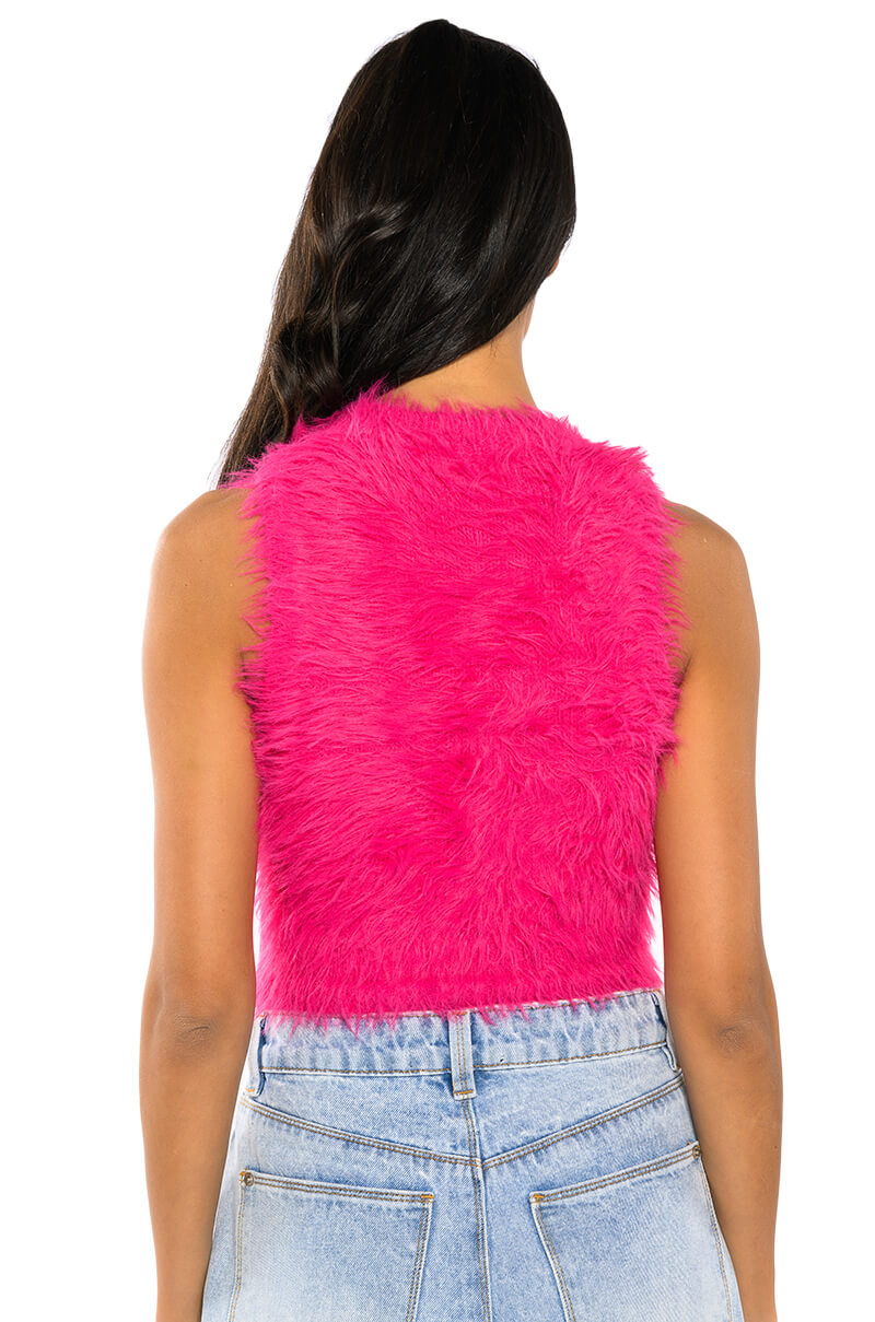 FUZZY MOOD SLEEVELESS TOP