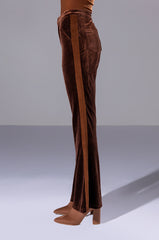 GABRIELLE VELVET FLARE TROUSER