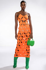 GAME TIME CUT OUT MAXI DRESS