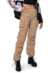 GET DOWN RUCHED PARACHUTE PANT