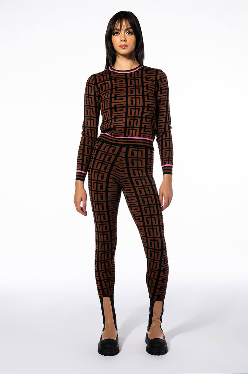 GET IN LINE CREW NECK SWEATER