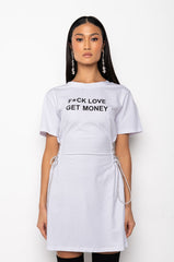 GET MONEY GRAPHIC T SHIRT DRESS