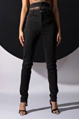 GIMME MORE RHINESTONE SKINNY JEANS