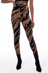 KAMI ANIMAL PRINT SLEEVELESS BODYSUIT